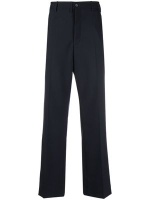 Marni pantalon de costume à taille haute - Bleu