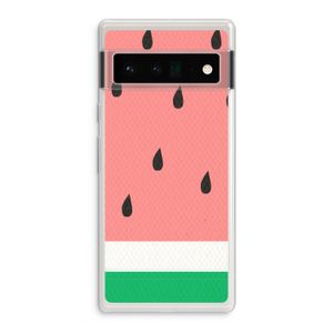 Watermeloen: Google Pixel 6 Pro Transparant Hoesje