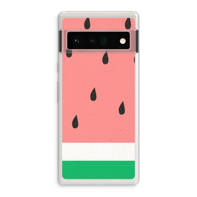 Watermeloen: Google Pixel 6 Pro Transparant Hoesje