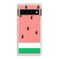 Watermeloen: Google Pixel 6 Pro Transparant Hoesje