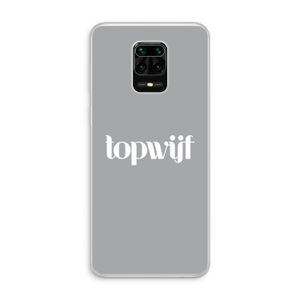 Topwijf Grijs Wit: Xiaomi Redmi Note 10 Lite Transparant Hoesje
