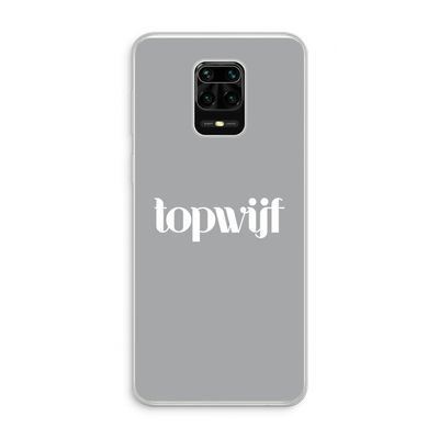 Topwijf Grijs Wit: Xiaomi Redmi Note 10 Lite Transparant Hoesje