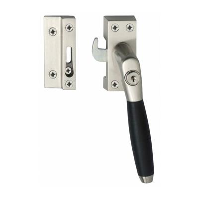Raamsl. Ton 400 afsl. rechts nikkel mat/ebben