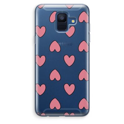 Ondersteboven verliefd: Samsung Galaxy A6 (2018) Transparant Hoesje