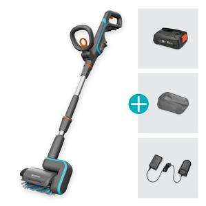 GARDENA Accu-multireiniger AquaBrush Patio 03/18V P4A set vloerreiniger