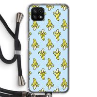Bananas: Samsung Galaxy A22 5G Transparant Hoesje met koord