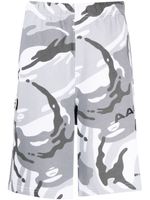 AAPE BY *A BATHING APE® short imprimé à logo appliqué - Blanc - thumbnail