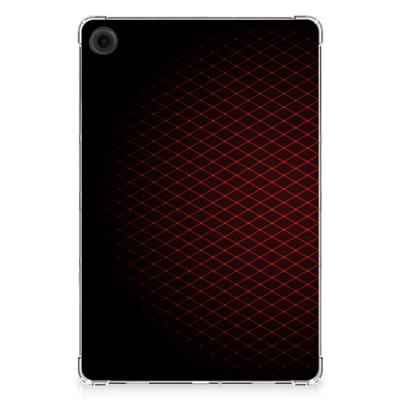 Samsung Galaxy Tab A9 Plus Hippe Hoes Geruit Rood Samsung Galaxy Tab A9 Plus Hippe Hoes Geruit Rood