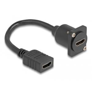 DeLOCK 87982 HDMI kabel 0,2 m HDMI Type A (Standaard) Zwart