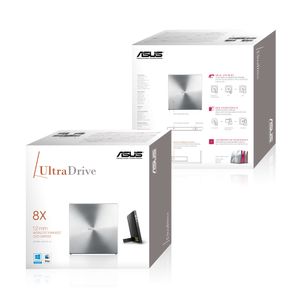 ASUS SDRW-08U5S-U optisch schijfstation DVD Super Multi DL Metallic