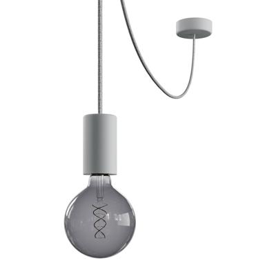 Hanglamp buiten glad IP65 e27 fitting 5 meter