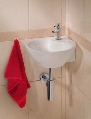 Wiesbaden one-Pack Porta hoekfontein compleet wit