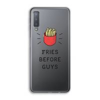 Fries before guys: Samsung Galaxy A7 (2018) Transparant Hoesje