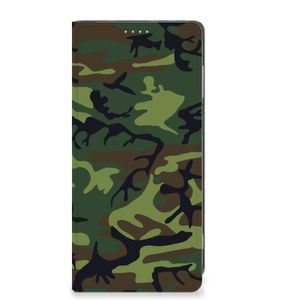 Motorola Moto G13 | G23 Hoesje met Magneet Army Dark