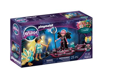 Playmobil® Ayuma 70803 Crystal Fairy en Bat Fairy met totemdieren