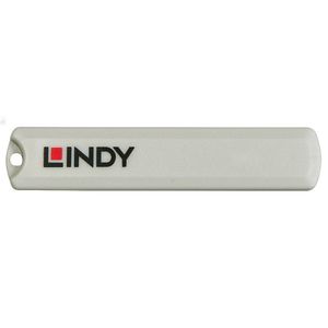 Lindy 40428 poortblokker Poortblokkeersleutel USB Type-C Grijs, Oranje 4 stuk(s)