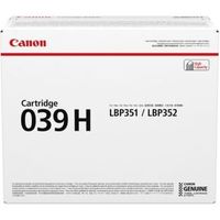 Canon 039H Cartridge 25000pagina's ZwartMHz Canon 039H Cartridge 25000pagina's ZwartMHz