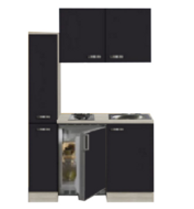 Kitchenette FARO 130cm met koelkast POTTO-641