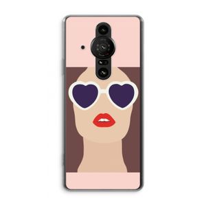 Red lips: Sony Xperia Pro-I Transparant Hoesje