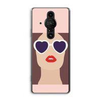 Red lips: Sony Xperia Pro-I Transparant Hoesje