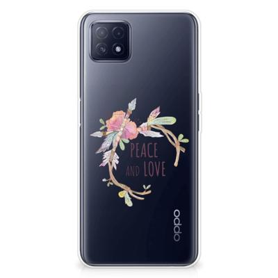 OPPO A53 5G | OPPO A73 5G Telefoonhoesje met Naam Boho Text OPPO A53 5G | OPPO A73 5G Telefoonhoesje met Naam Boho Text