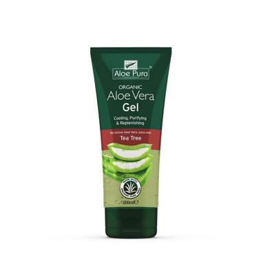 Aloe pura aloe vera gel organic tea tree 200 Milliliter Aloe pura aloe vera gel organic tea tree 200 Milliliter