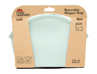 Food Huggers Herbruikbare bewaarzak - 900ml - jade solid