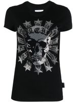 Philipp Plein t-shirt Sexy Pure à tête de mort strassée - Noir