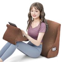 Wigkussenset Verwijderbaar en Wasbaar Ergonomisch Ontwerp Nek/Rug/Been Ondersteuning Multi-Kinetisch Combinatie Kussen Bruin