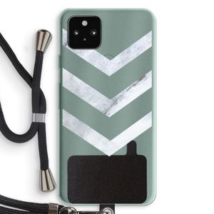 Marmeren pijlen: Pixel 5a 5G Transparant Hoesje met koord