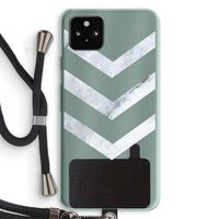 Marmeren pijlen: Pixel 5a 5G Transparant Hoesje met koord