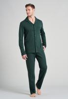 Schiesser Schiesser heren pyjama lang 175638 donkergroen