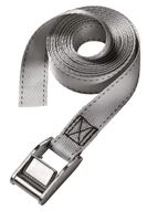 Masterlock Set of 2 lashing straps 2,50m - colour : grey - 3110EURDAT
