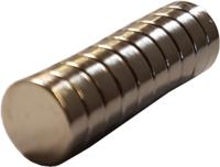 10 Schijfmagneten 10 mm diameter, 3 mm hoogte