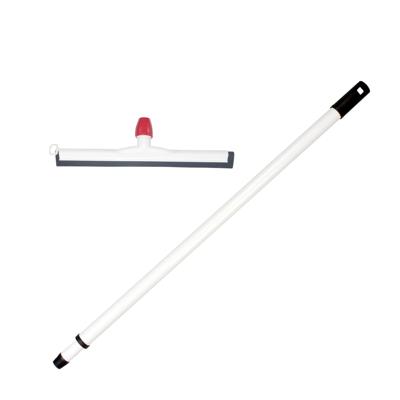 Betra Douchetrekker/vloertrekker - kunststof - wit - natuur rubber - B35 cm - Uitschuif steel
