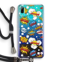 Pow Smack: Huawei P Smart (2019) Transparant Hoesje met koord
