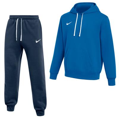 Nike Park 26 Fleece Pullover Hoodie Joggingpak Blauw Wit