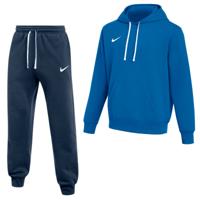 Nike Park 26 Fleece Pullover Hoodie Joggingpak Blauw Wit