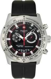 Horlogeband Zodiac ZO4700 Rubber Zwart