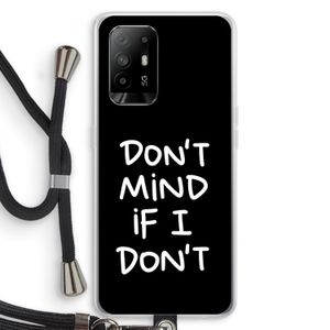 Don't Mind: Oppo A95 5G Transparant Hoesje met koord