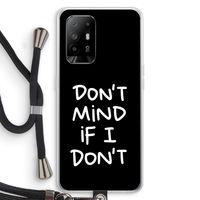 Don't Mind: Oppo A95 5G Transparant Hoesje met koord