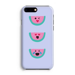 Smiley watermeloen: Volledig Geprint iPhone 7 Plus Hoesje