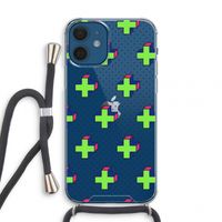8-bit N°10: iPhone 12 mini Transparant Hoesje met koord