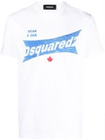 DSQUARED2 t-shirt en coton à logo imprimé - Blanc - thumbnail