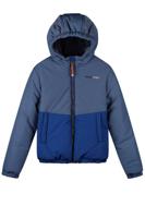 Moodstreet Jongens winterjas colourblock - Jimmy - Night blauw