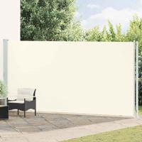 Tuinscherm uittrekbaar 200x600 cm crème