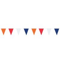 Boland Vlaggenlijn oranje rood wit blauw, 10mtr.