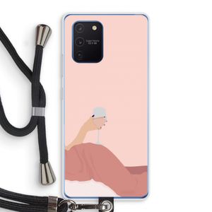 Wine: Samsung Galaxy Note 10 Lite Transparant Hoesje met koord