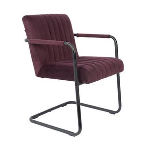 Dutchbone Stitched Velvet eetkamerstoel (set van 2)