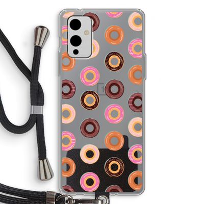 Donuts: OnePlus 9 Transparant Hoesje met koord